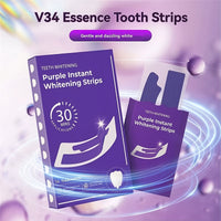 Purple instant whitening strips